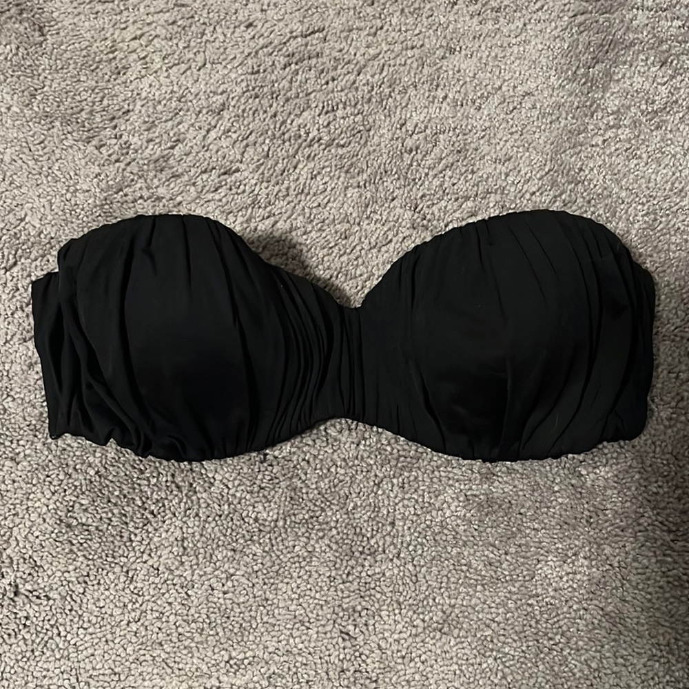 H&M black bathing suit top
